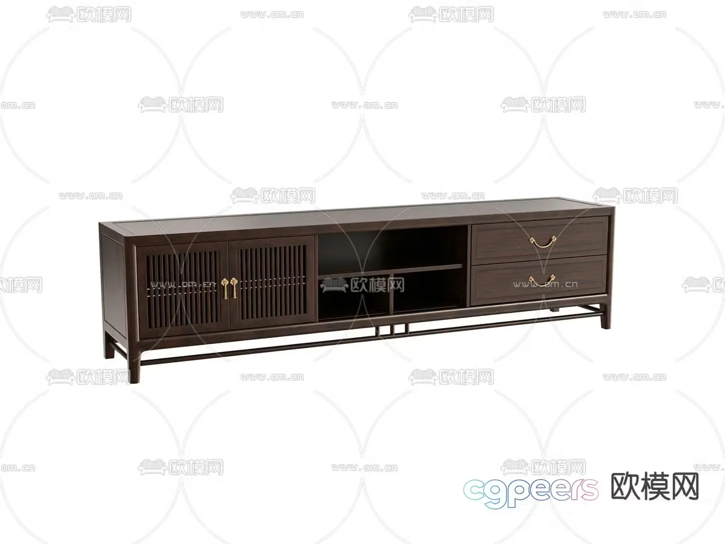 New Chinese style TV cabinet 3d model