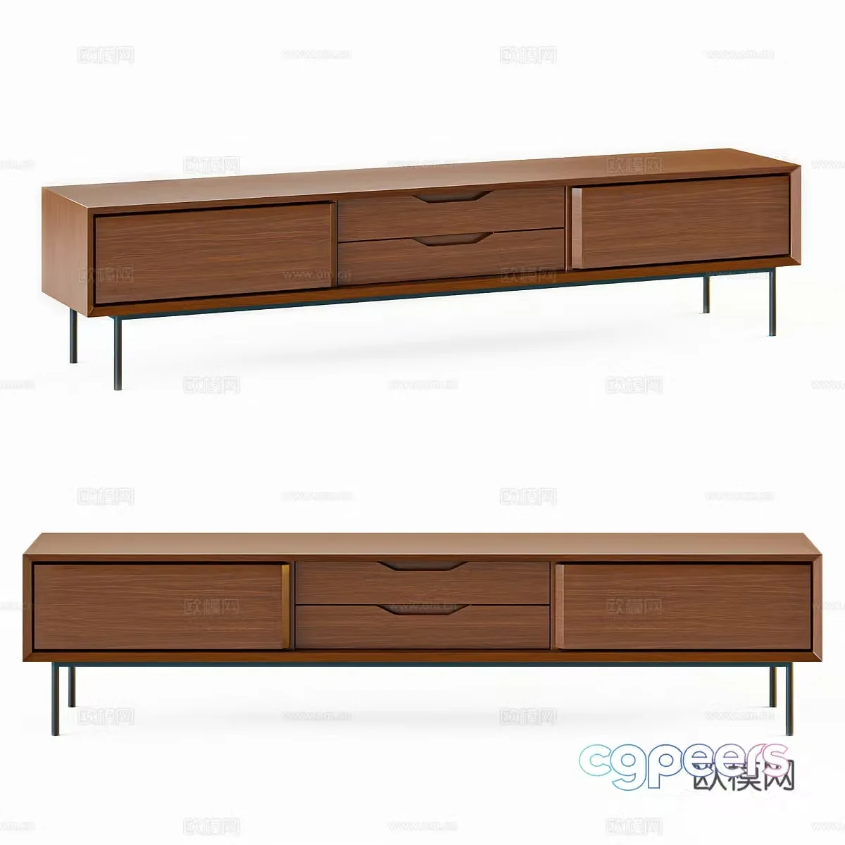 New Chinese TV cabinet 3D model