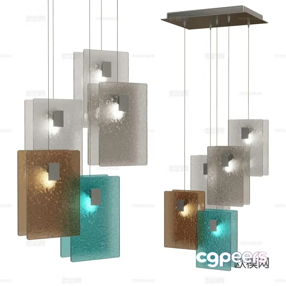 Italamp creative chandelier art chandelier 3d model