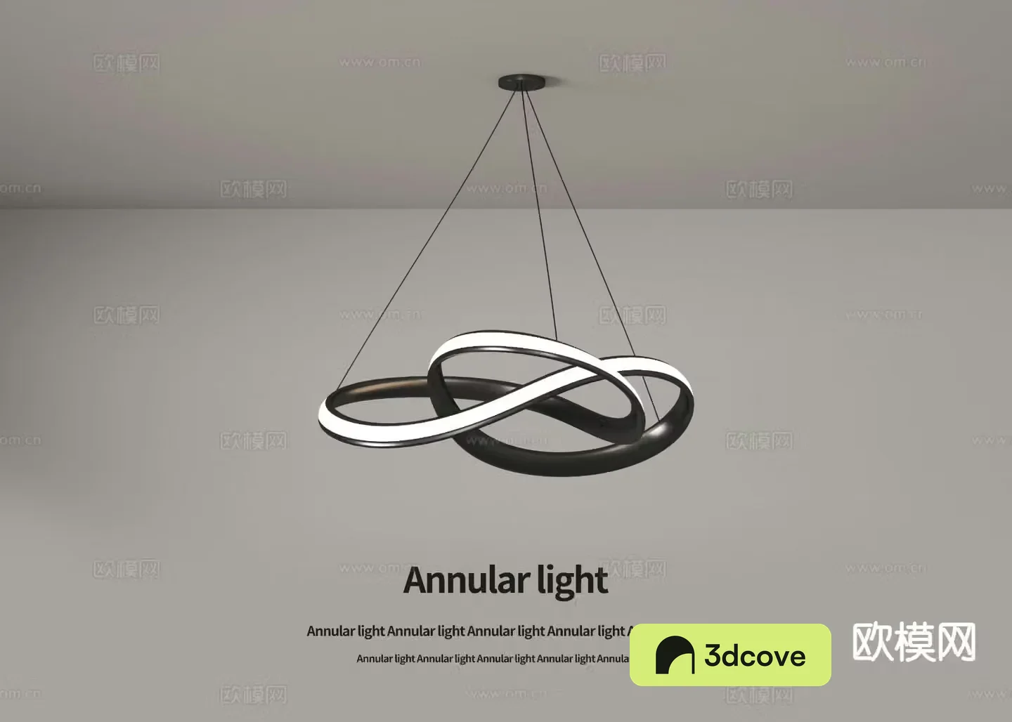 Modern ring chandelier