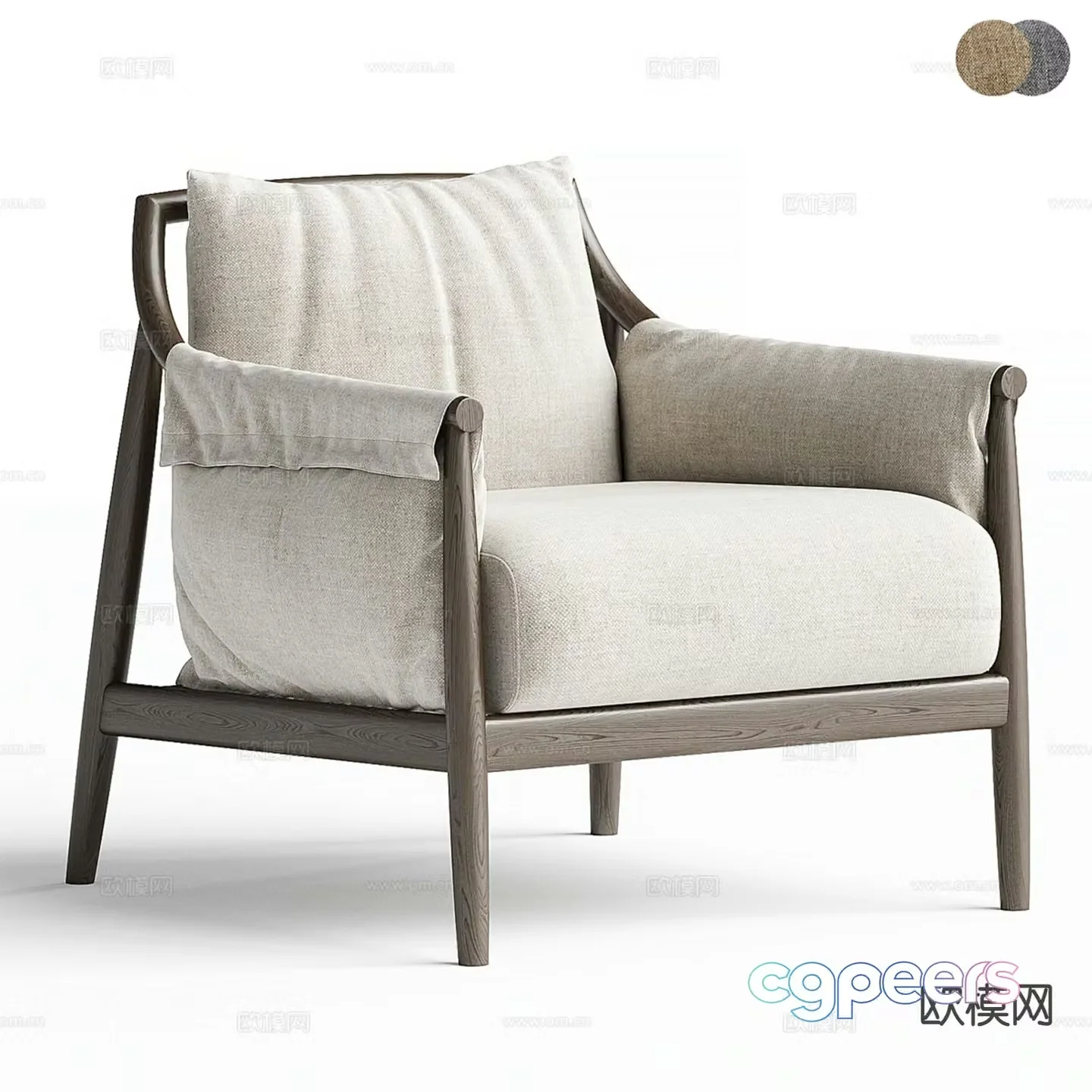 chair leisure chair sofa chair 3d model