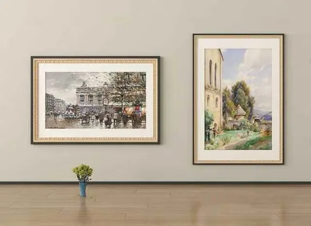 Two Framed Paintings 3D Model – 19491 – VRAY Render