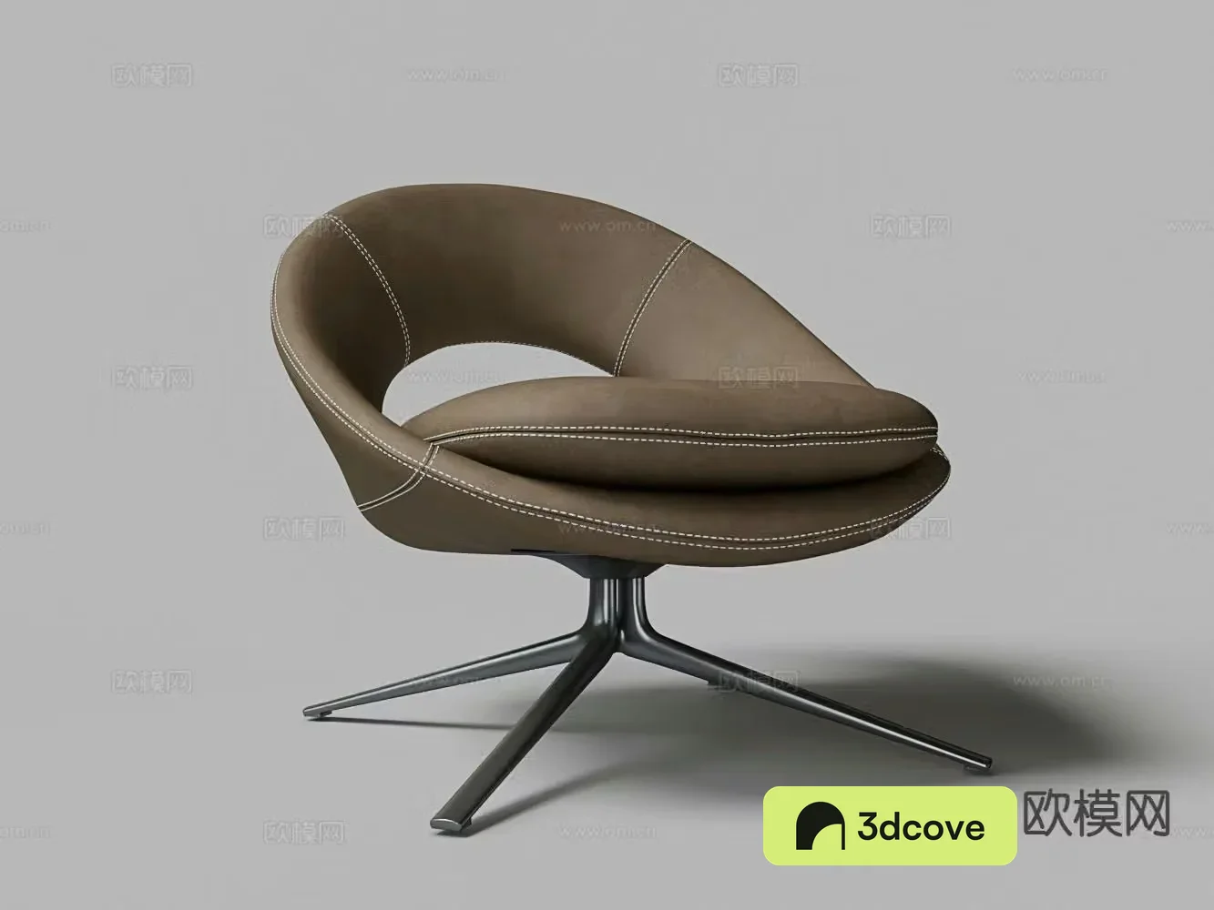 Leather chair lounge chair