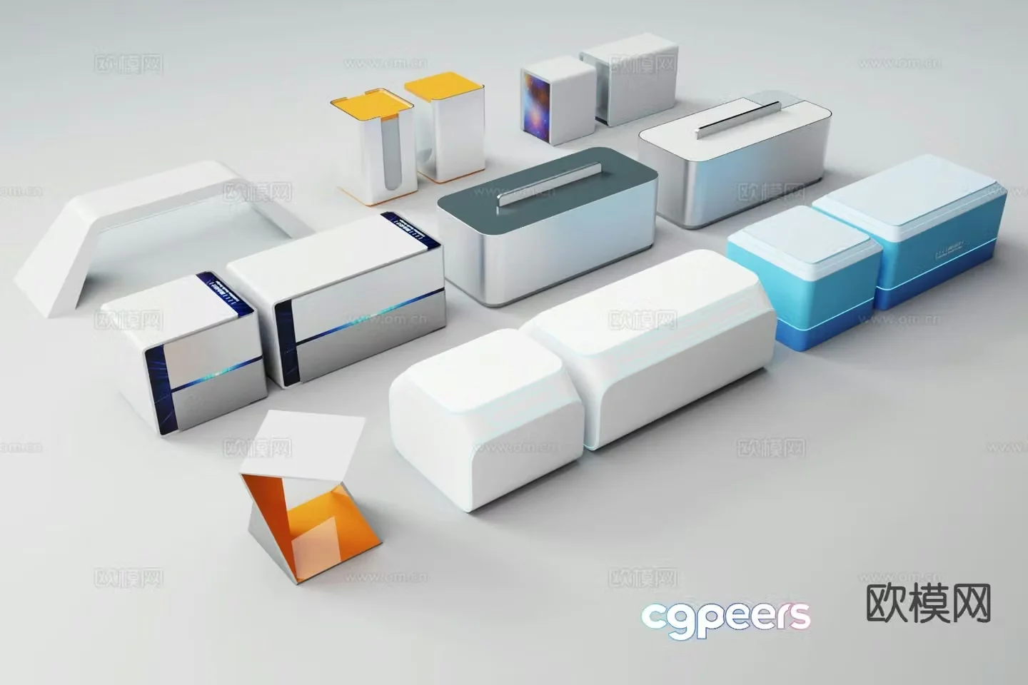 Modern exhibition stand display stand exhibition equipment 3d model