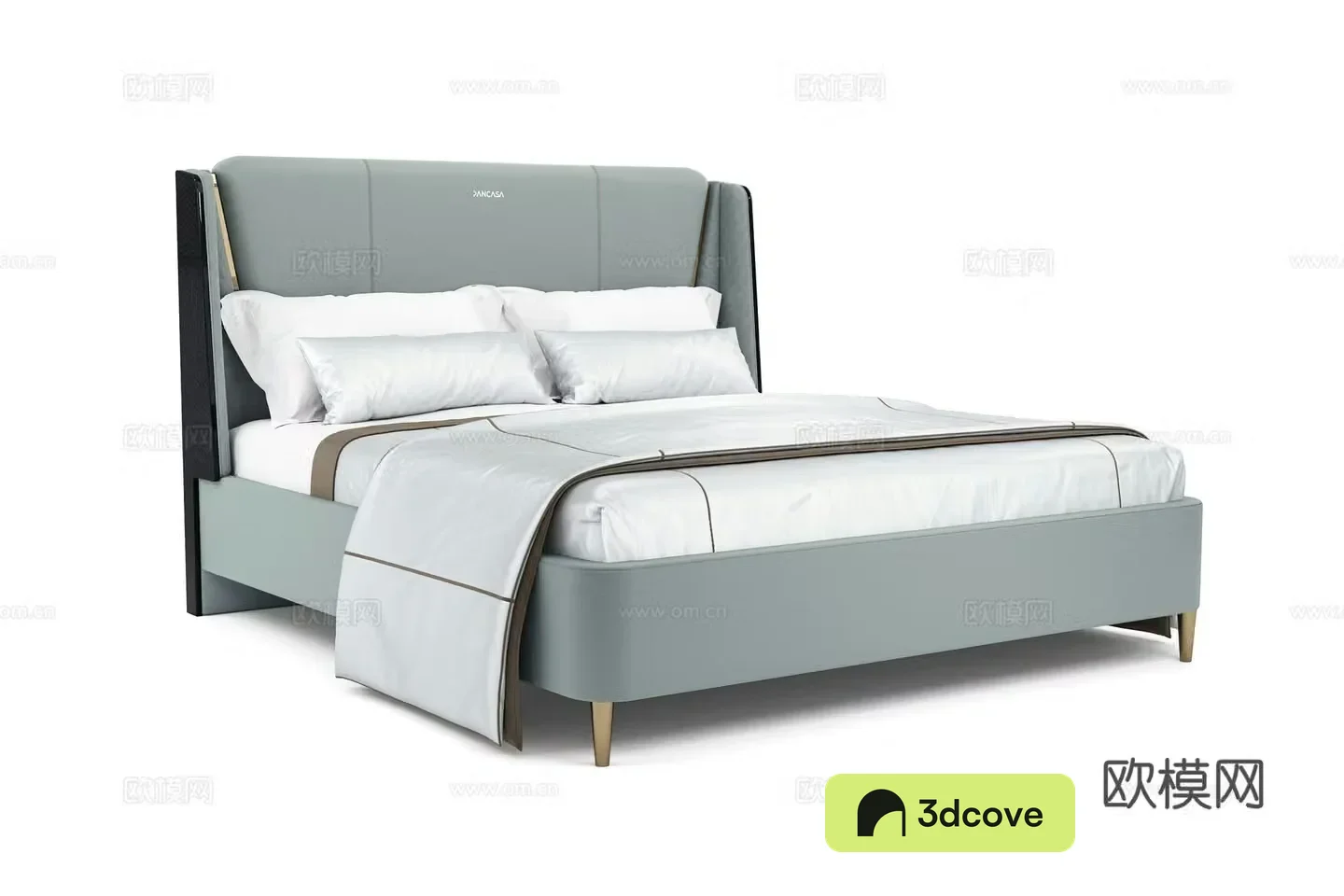 Modern double bed