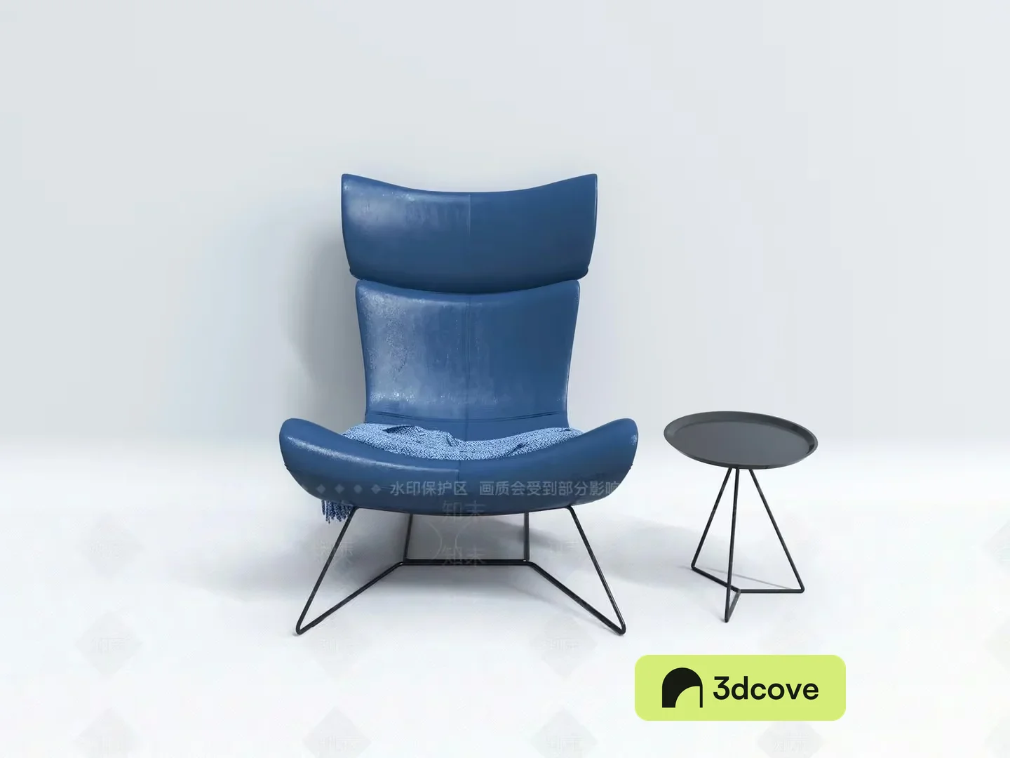 Modern Blue Chair