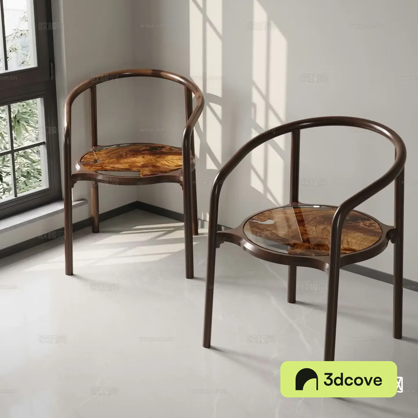 New Chinese style Song Dynasty chair Golden nanmu chair