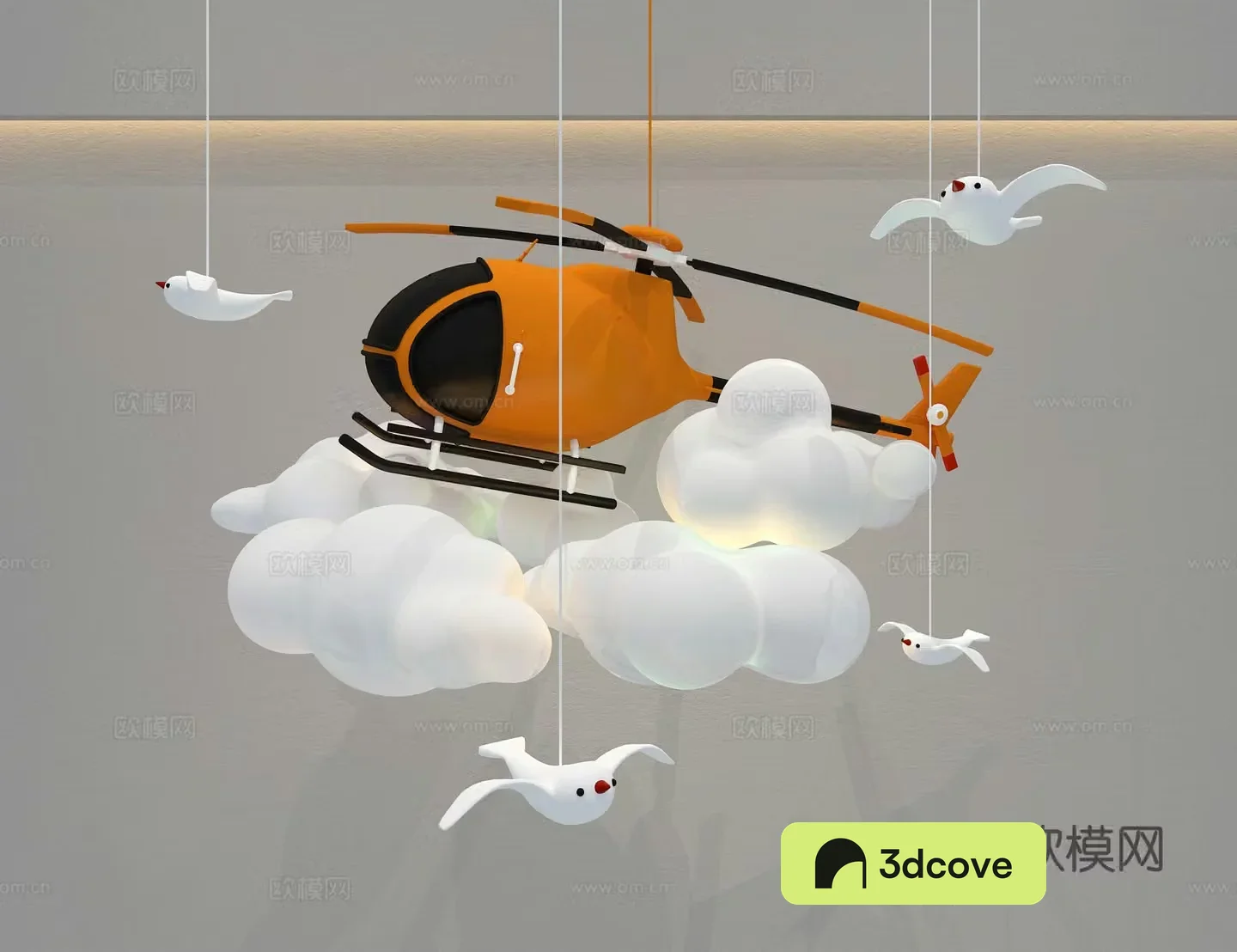 Children’s chandelier Helicopter chandelier