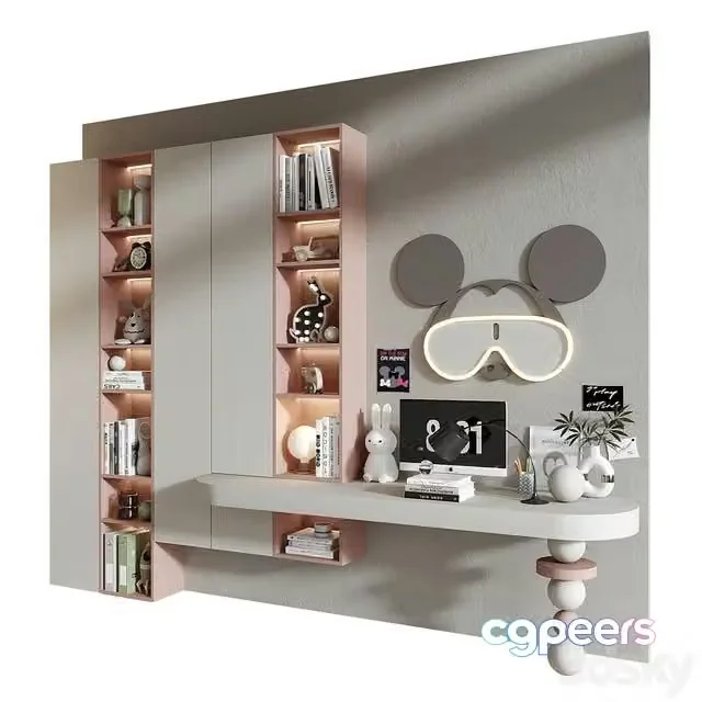 3ds Max Free – Furniture composition 814