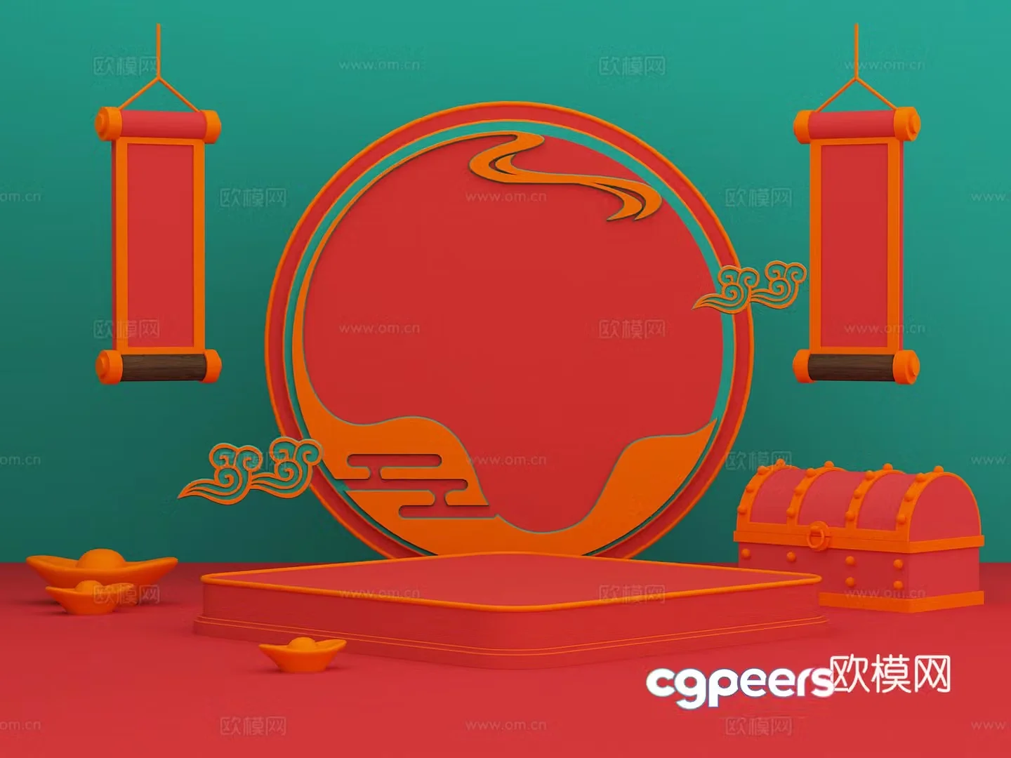 Furniture E-commerce Scene 3D Model