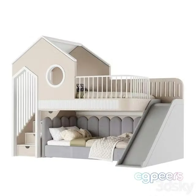 3ds Max Free – Children’s furniture set 18