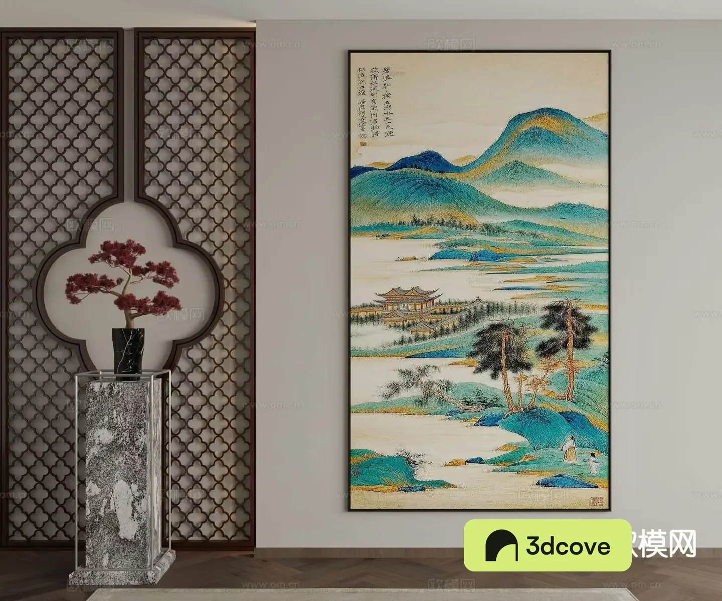 New Chinese style decorative painting landscape painting hanging painting