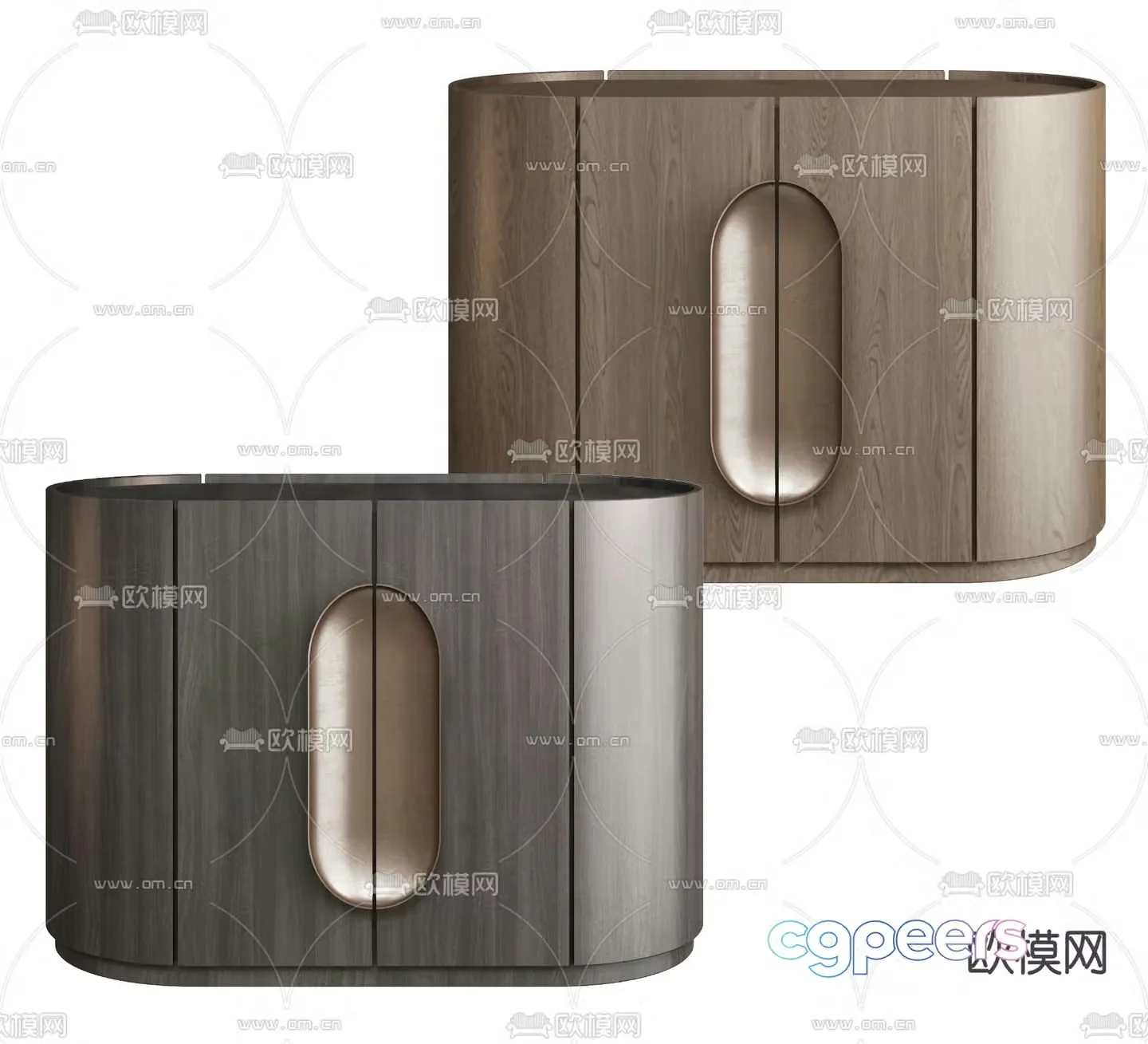 CattelanItalia modern bedside table 3d model