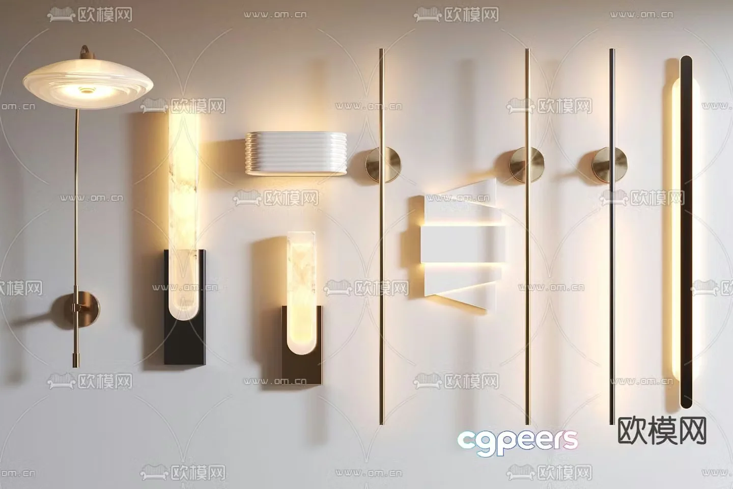Decorative wall light wall light 3d model