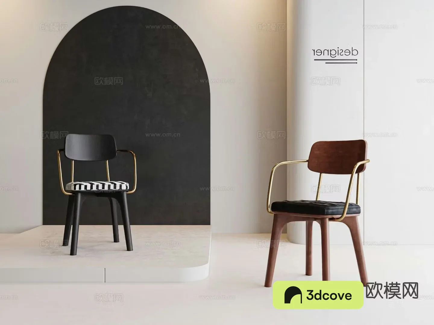 Medieval style chair single chair dining chair