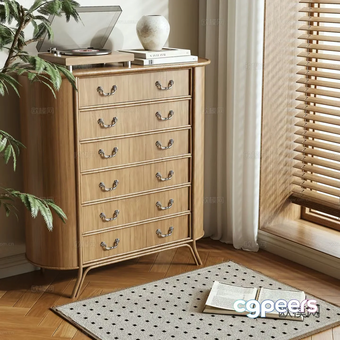 3D model of entrance cabinet