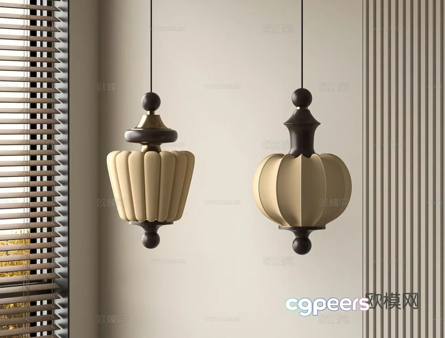 3D model of medieval style chandelier