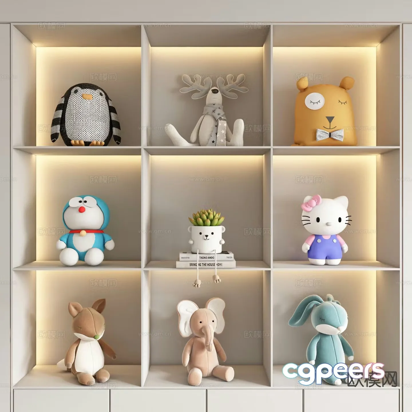 Children’s toys dolls plush doll 3d model