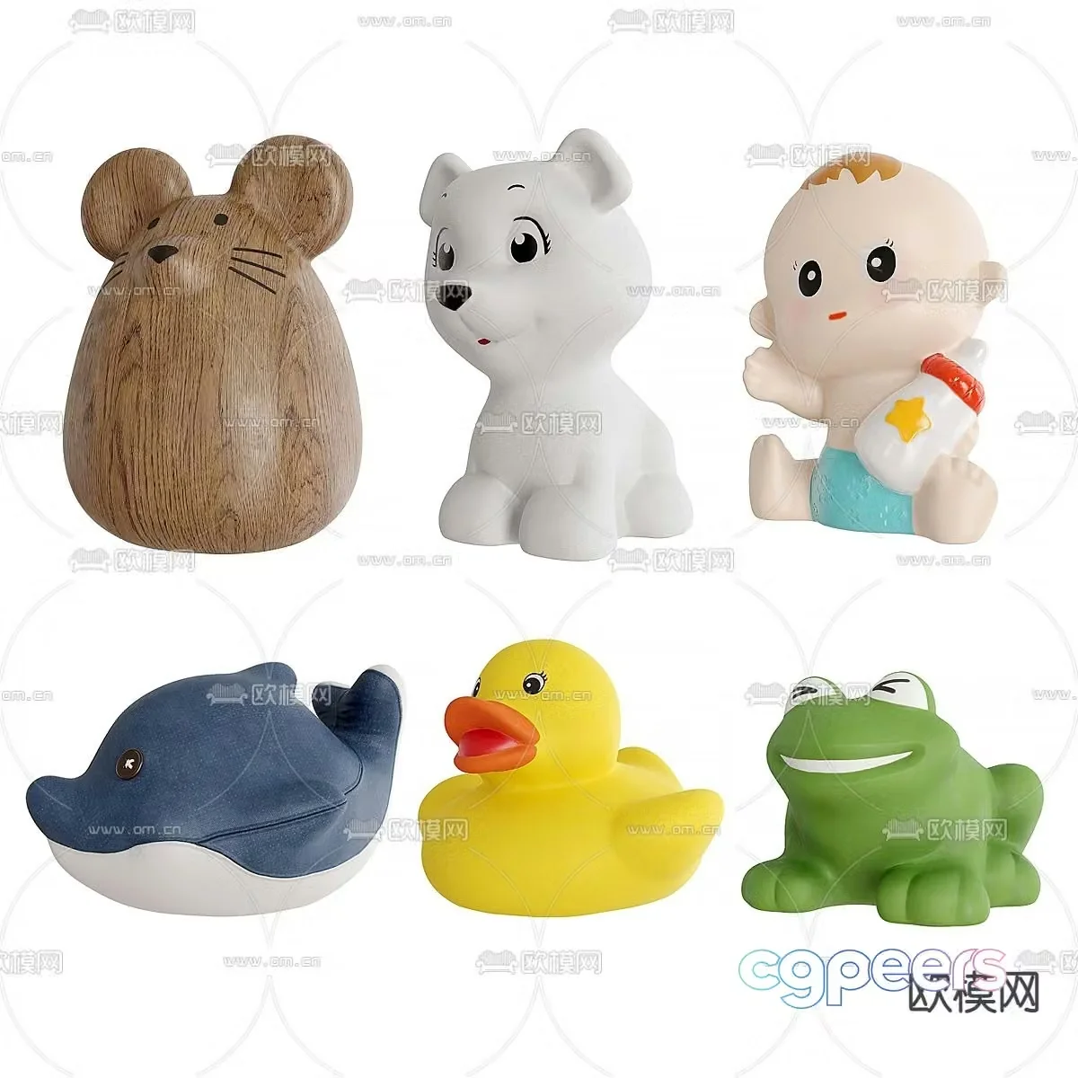 children’s toys doll 3d model