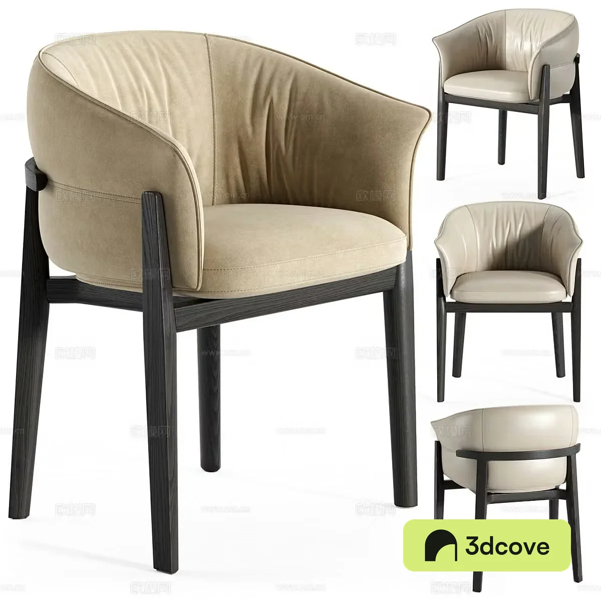 New Chinese Poliform Leopold Chair
