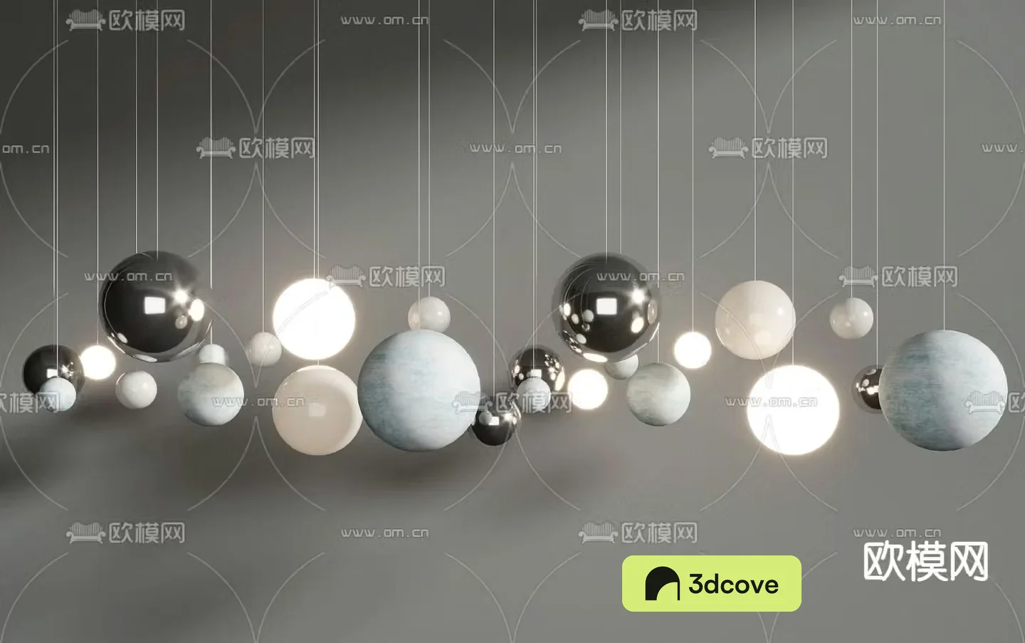 Planet Chandelier Sphere Chandelier