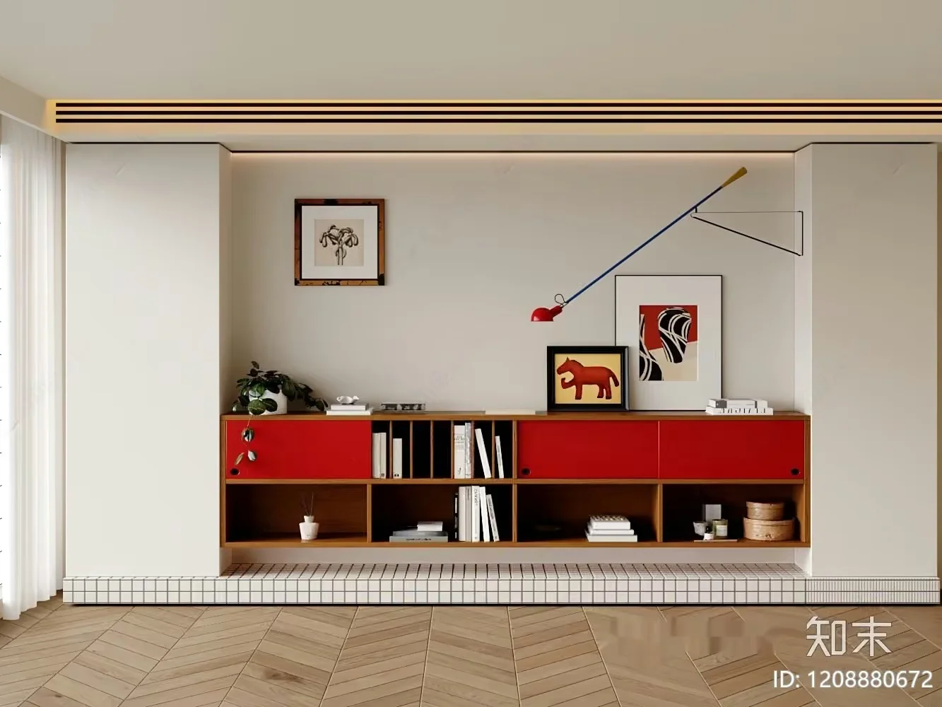 Modern Home Decor 3D Model – 3882 – VRAY Render