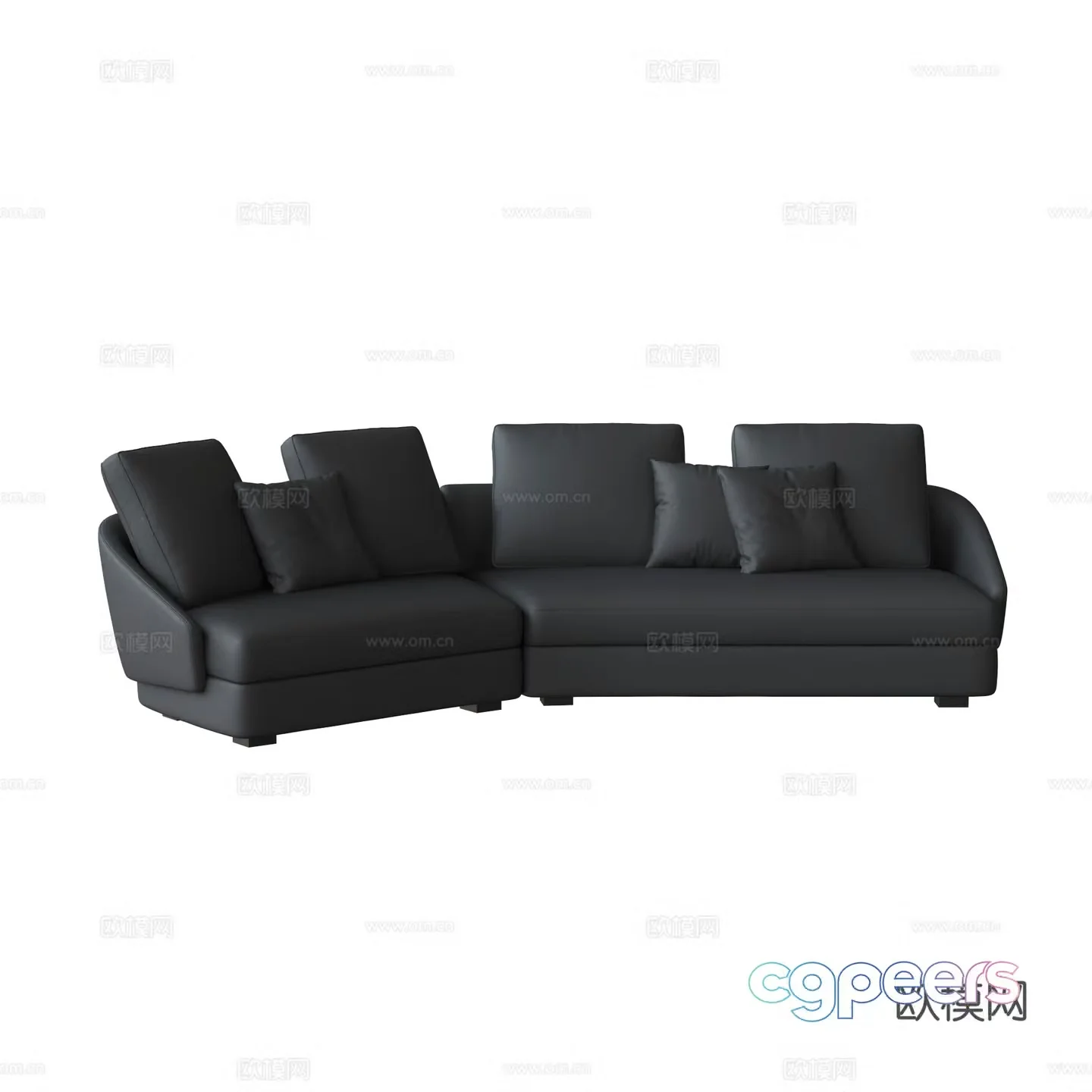 Special-shaped sofa 3d model