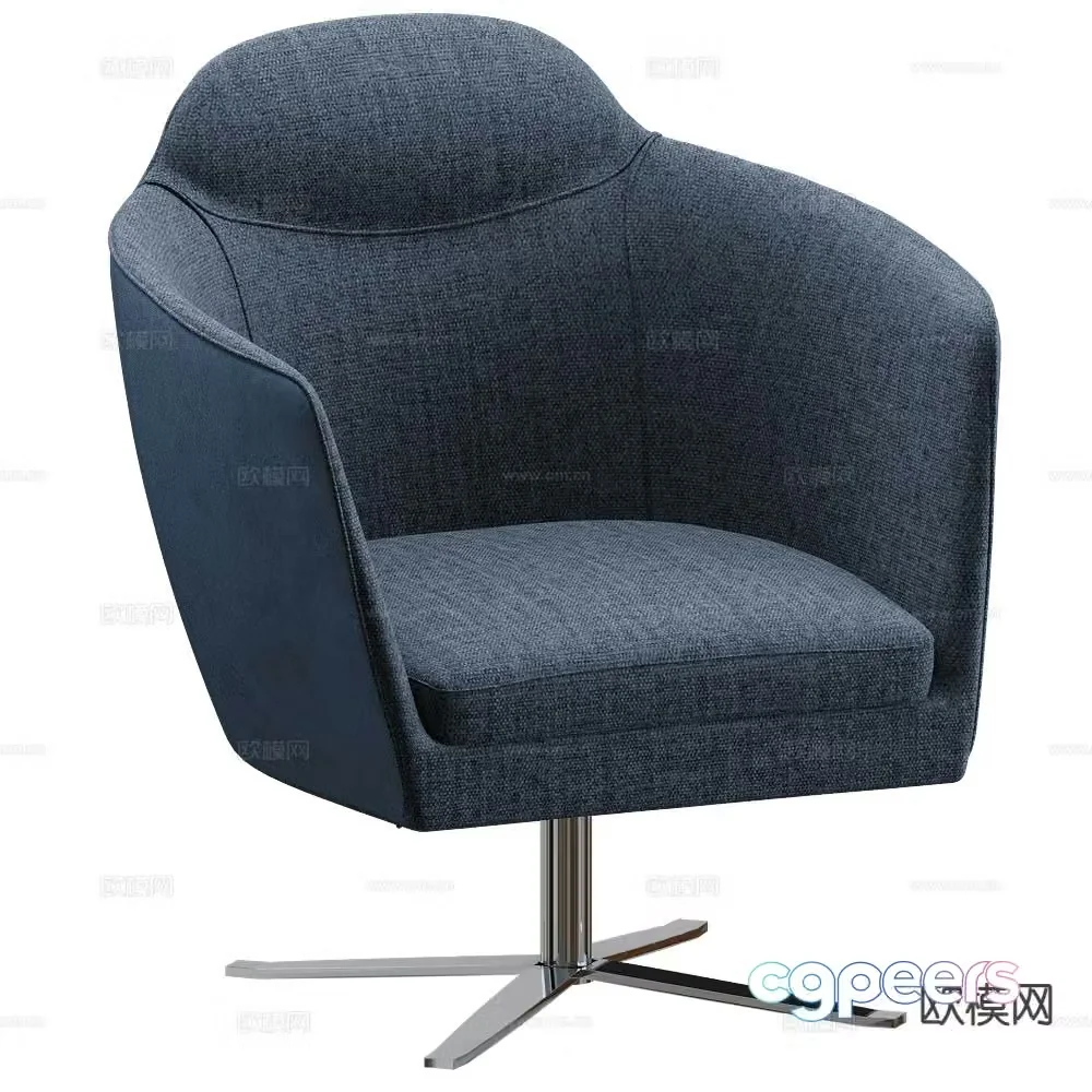Innova modern chair lounge chair 3d model
