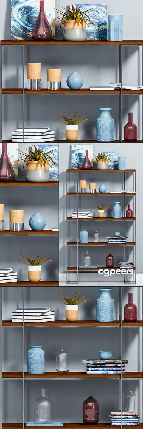 3ds Max Free – Decorative shelf – 3
