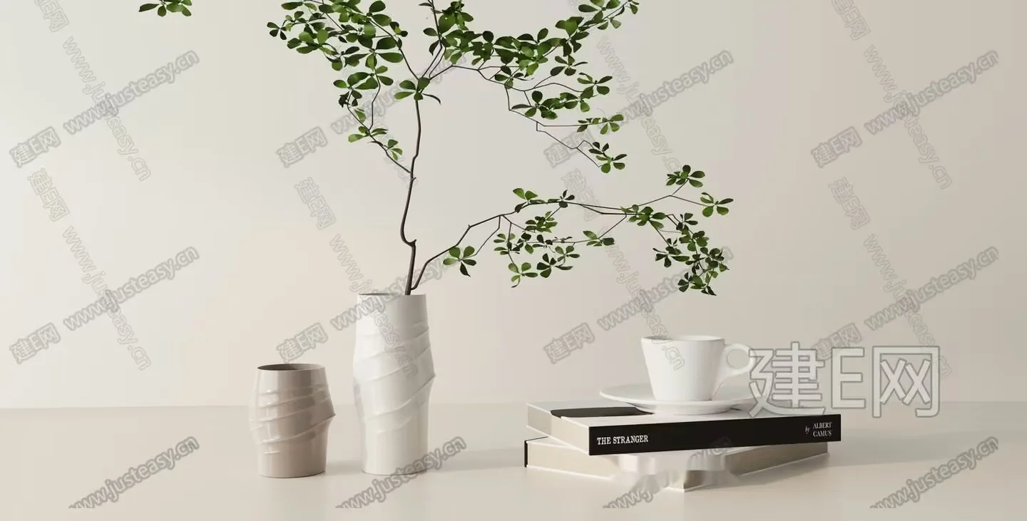 Minimalist Decor 3D Model – 2706 – VRAY Render