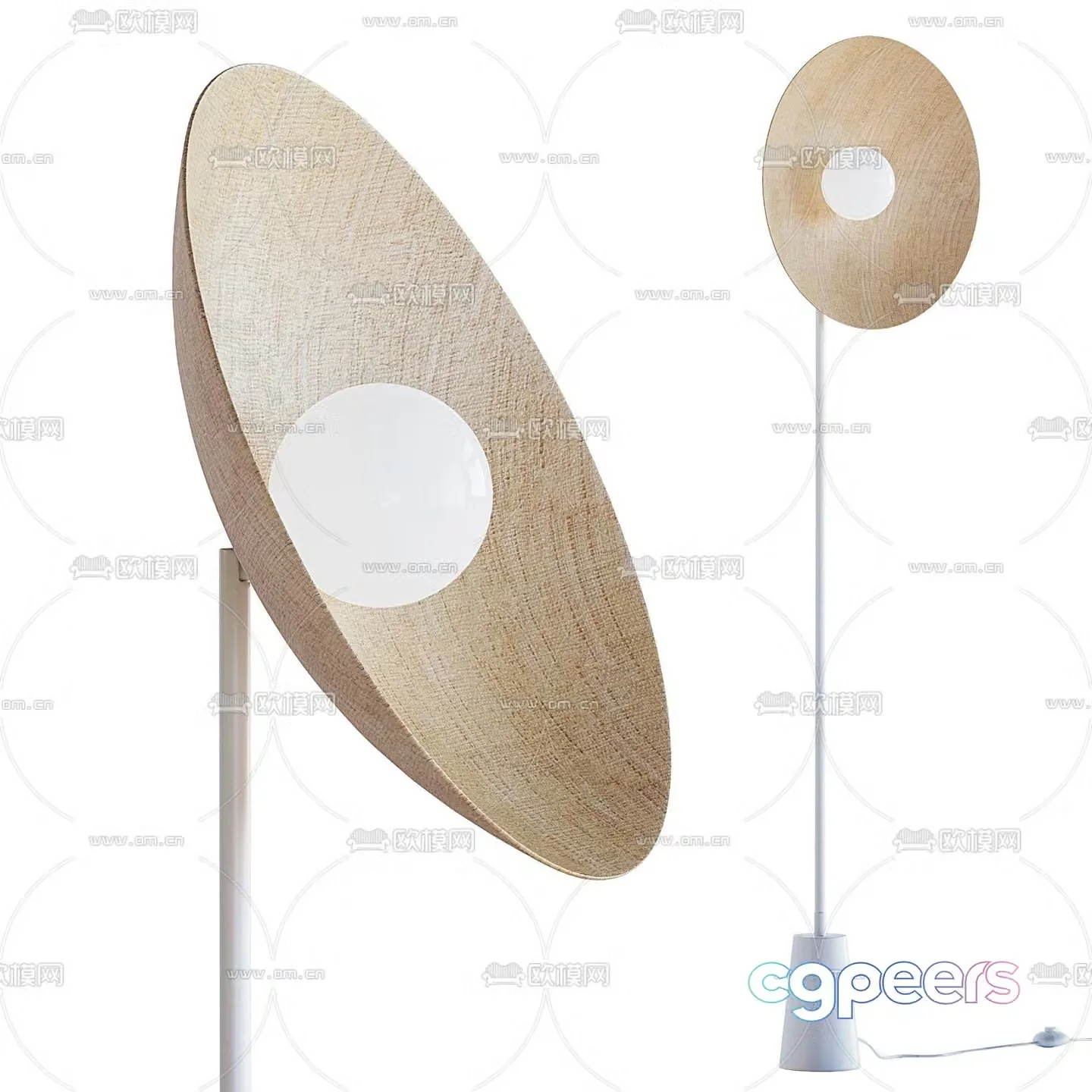 FLOS disc floor lamp 3d model