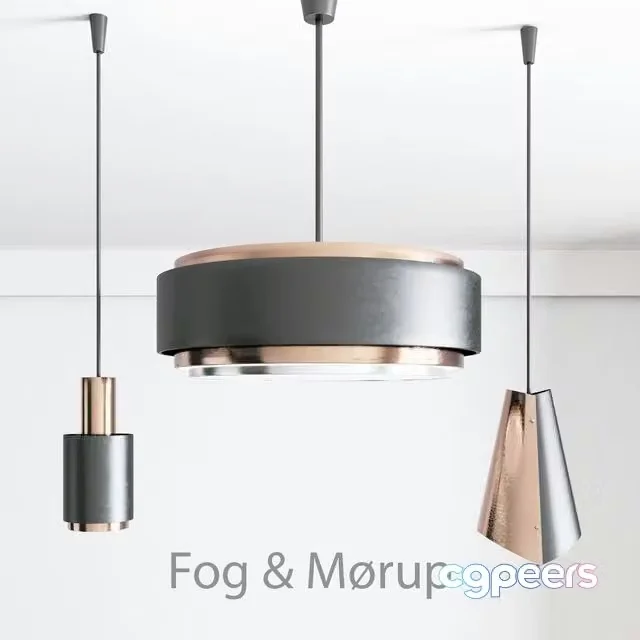 3ds Max Free – Copper pendants set