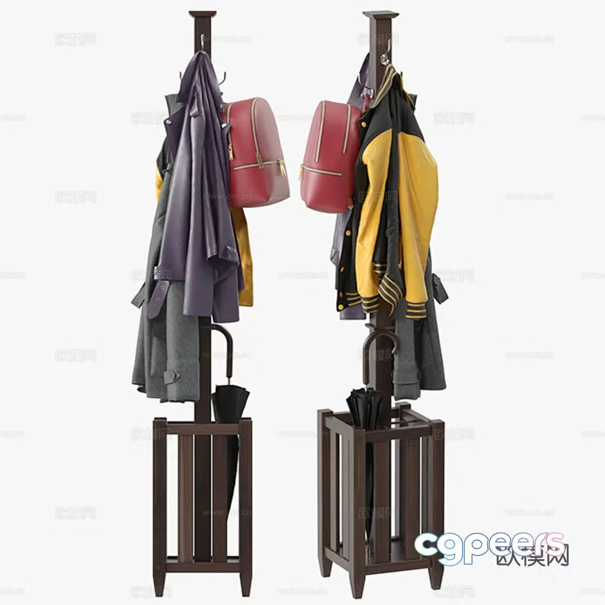 Cloakroom Clothes hanger 3d model