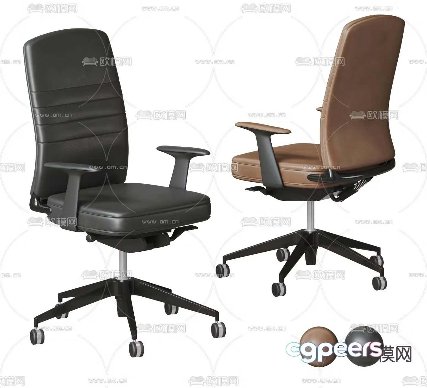 Office chair executive chair boss chair 3d model
