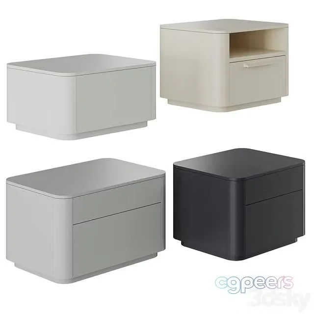 3ds Max Free – Bedside tables Tammi ellipsefurniture