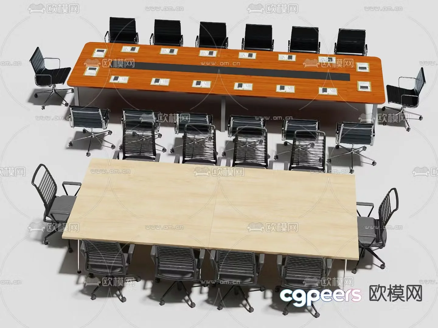 Conference table 3d model