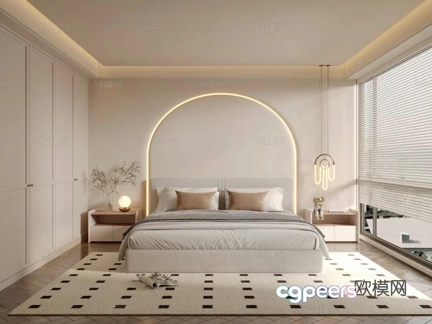 Wasabi Bedroom Master bedroom 3D model