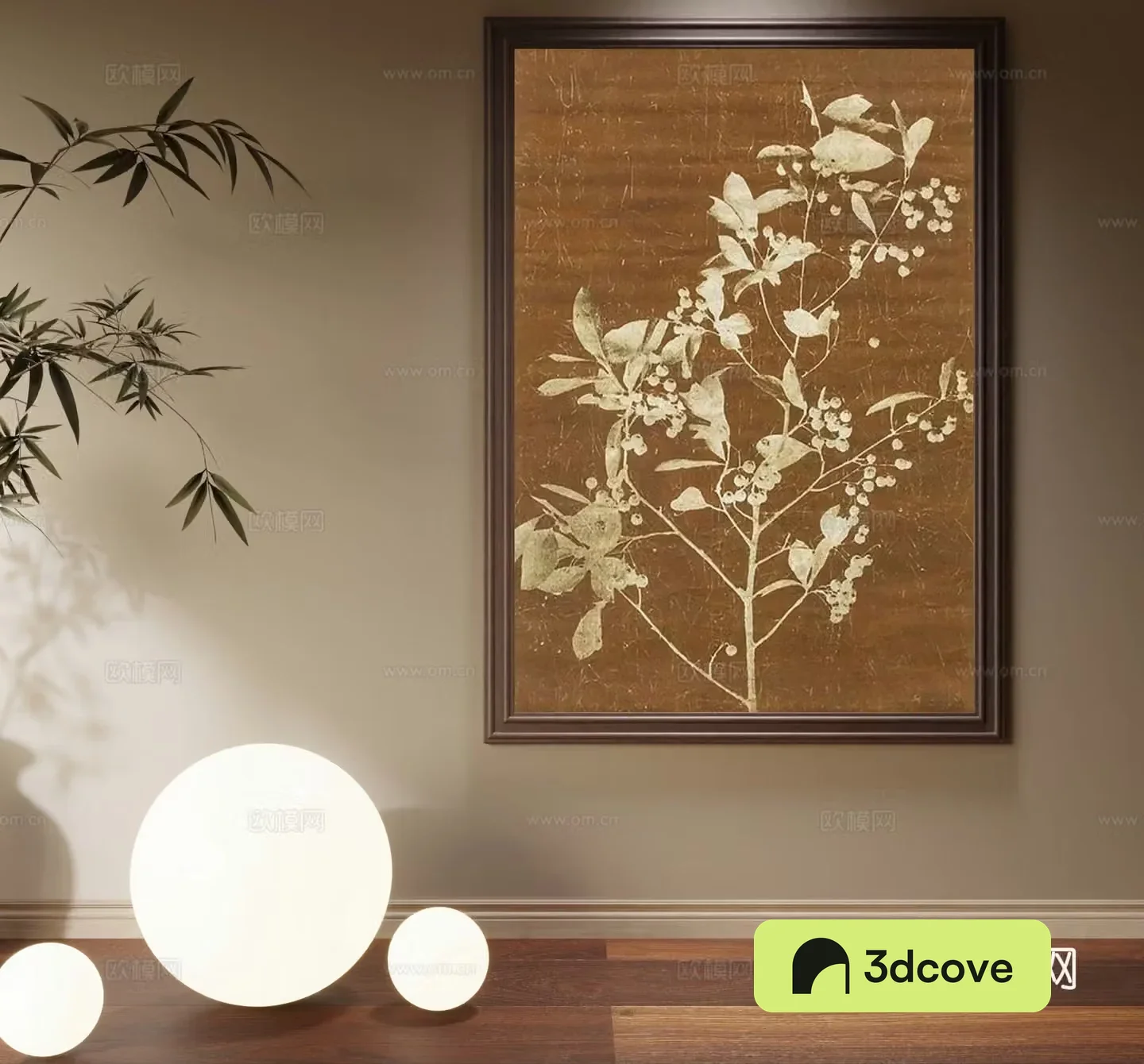 Wabi-sabi art hanging painting decorative painting