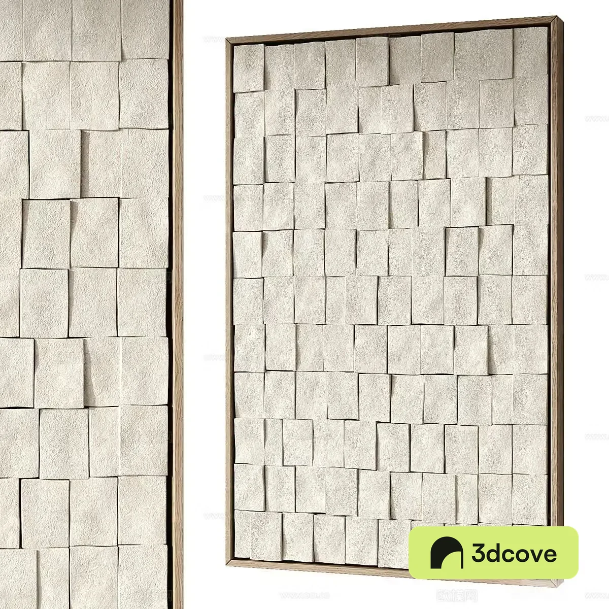 New Chinese style Wasabi decorative hanging painting 3D model