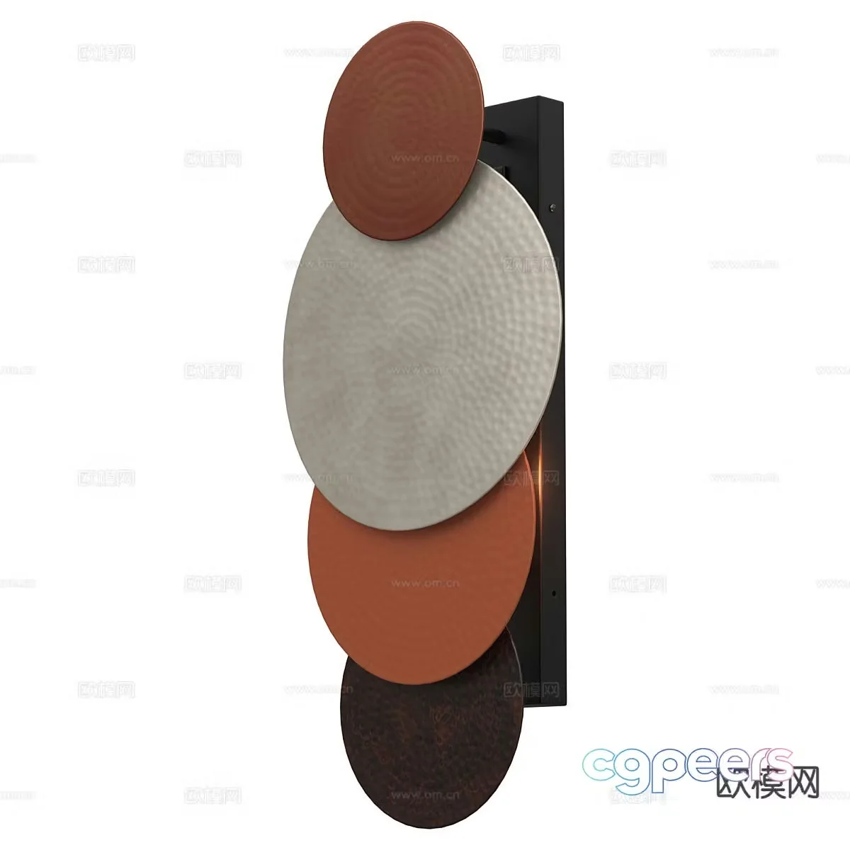 Modern wall light 3d model