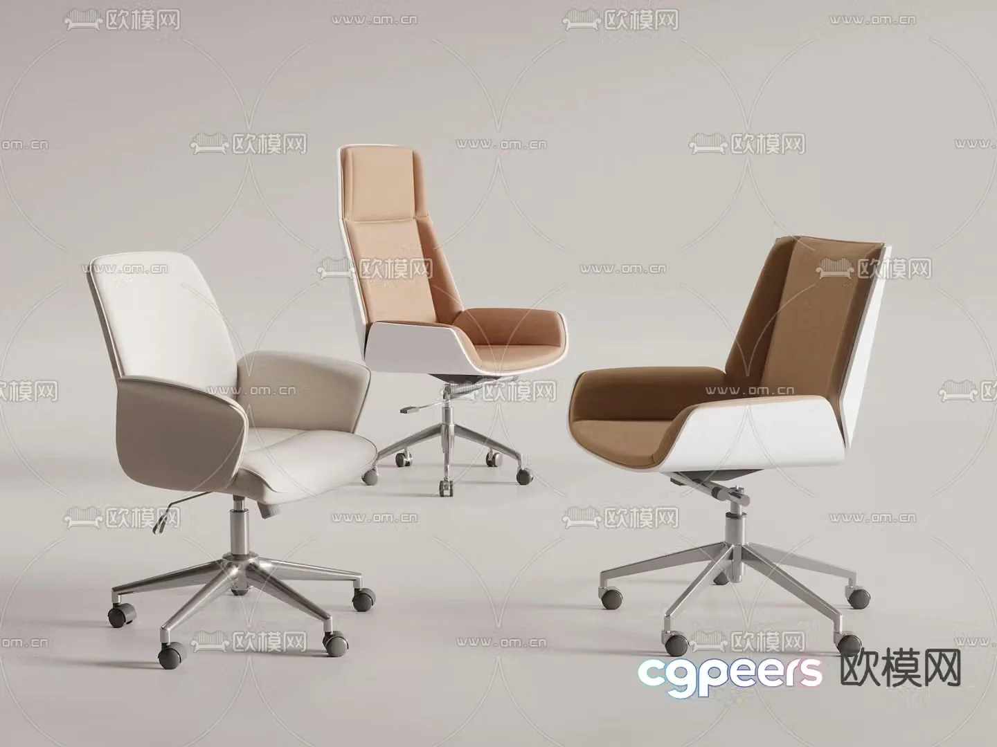 Office chair staff chair 3d model