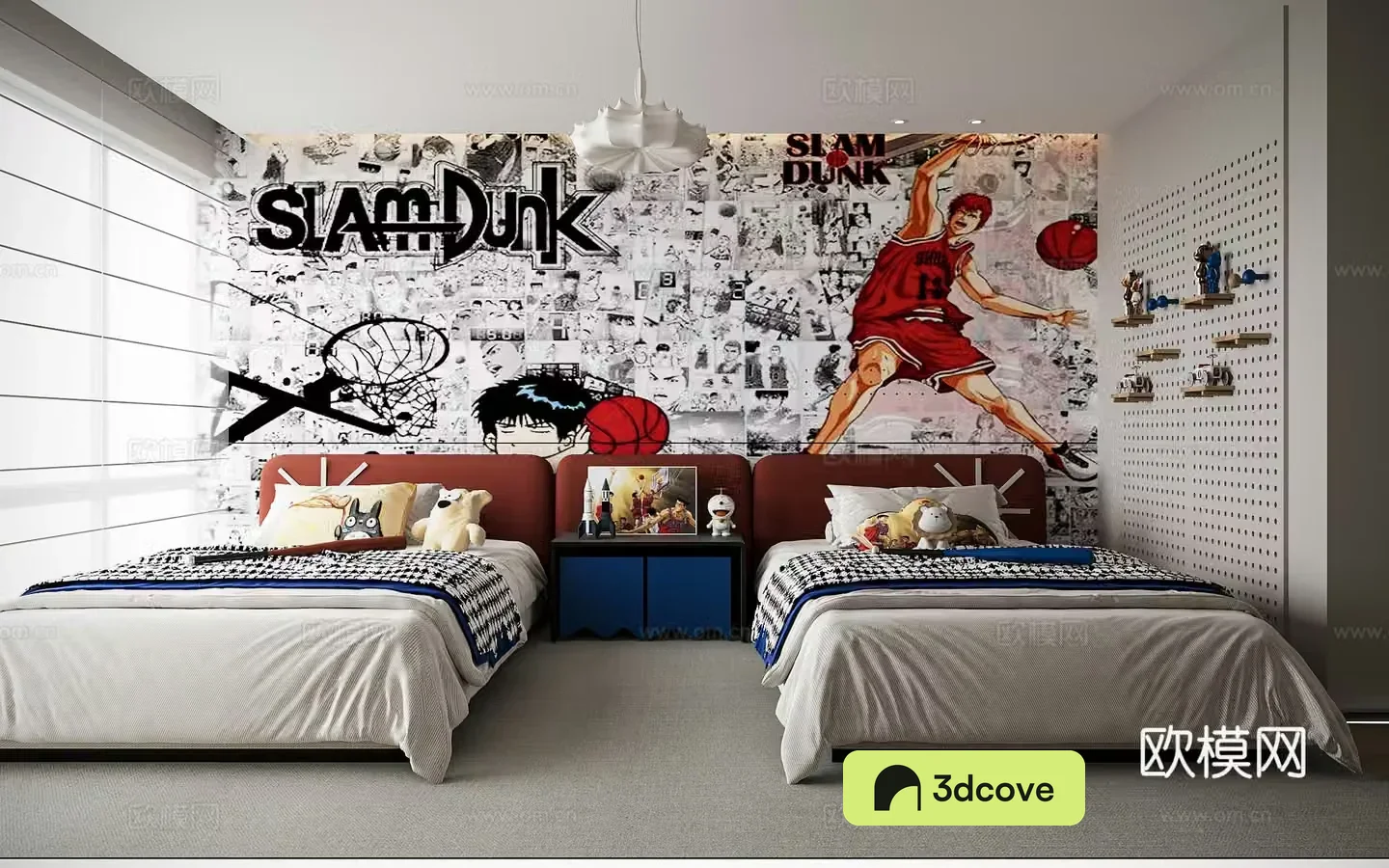 Modern Gemini Children’s Room Boy Room
