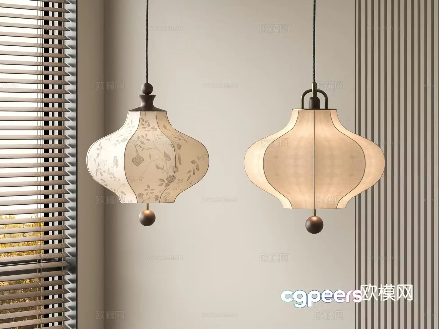 French art chandelier 3D model