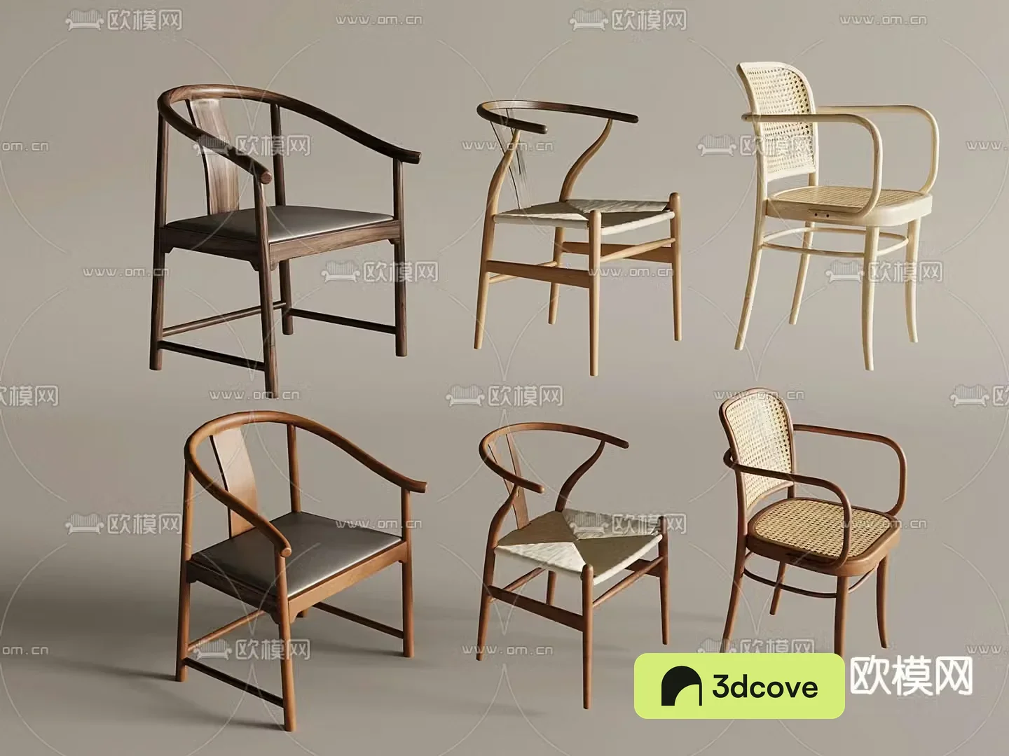 New Chinese style chair dining chair