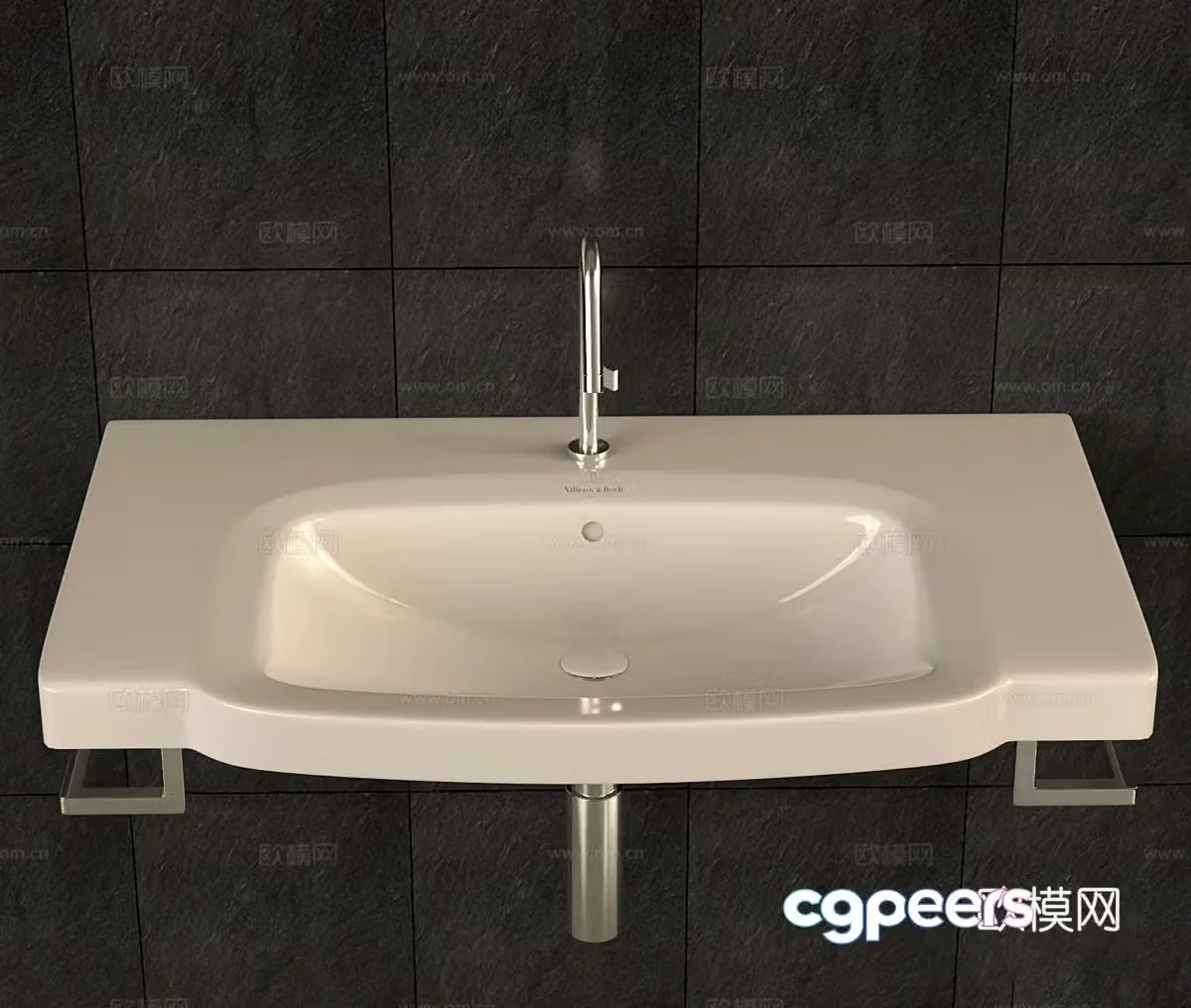 Independent washbasin washbasin 3D model