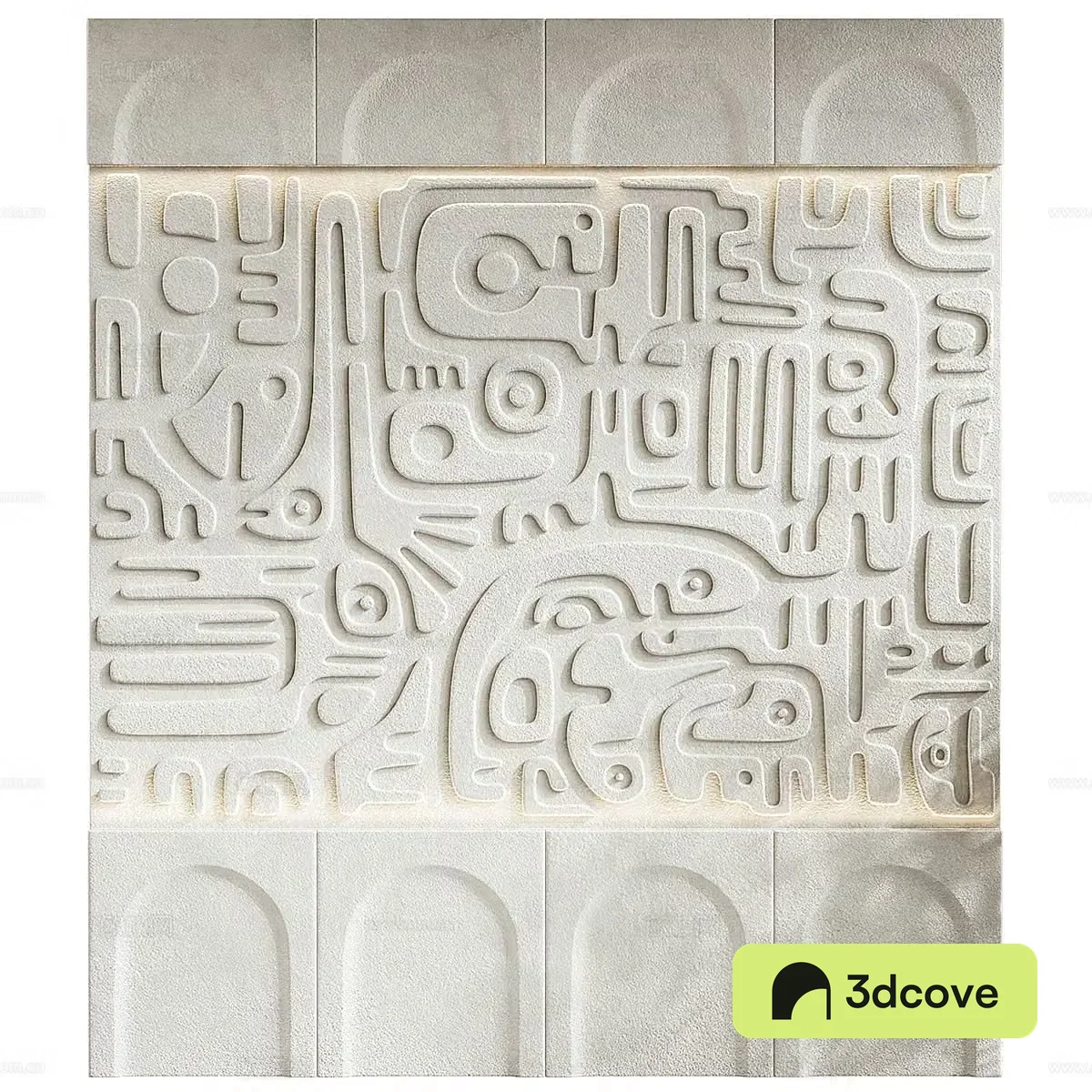New Chinese style embossed wall decoration