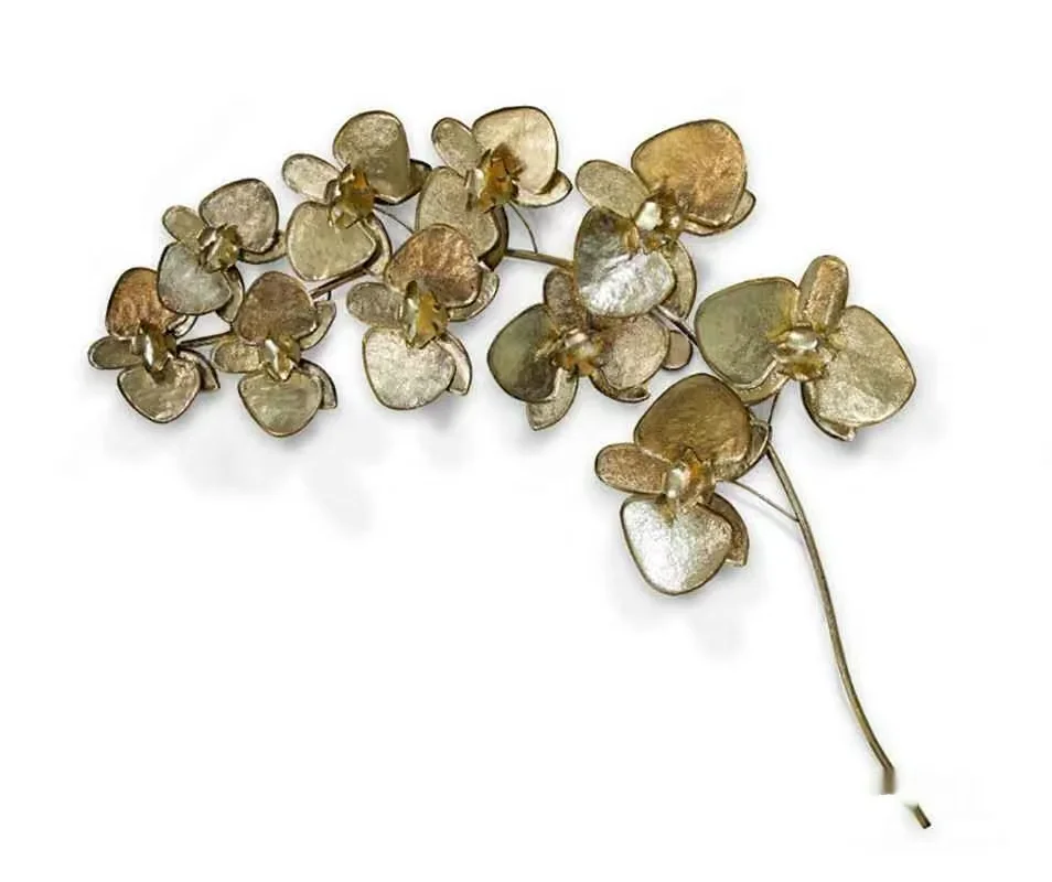 Gold Orchid Decor 3D Model – 22730 – CORONA Render