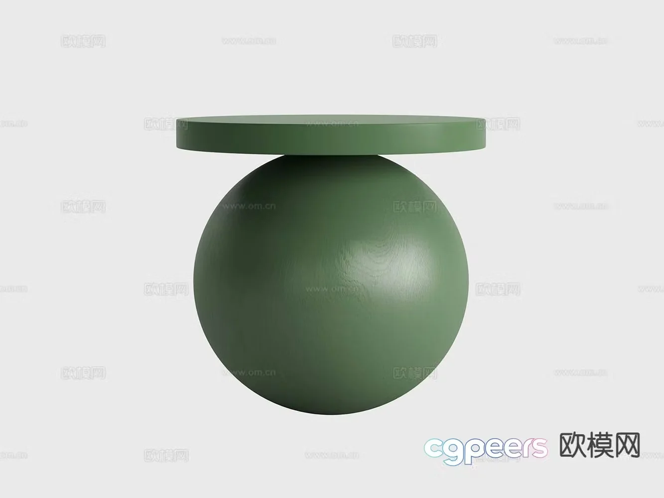 Side table corner table round table table table 3D model