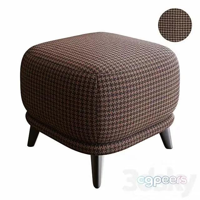 3ds Max Free – AM PM Odalie Pouf Design by E Gallin