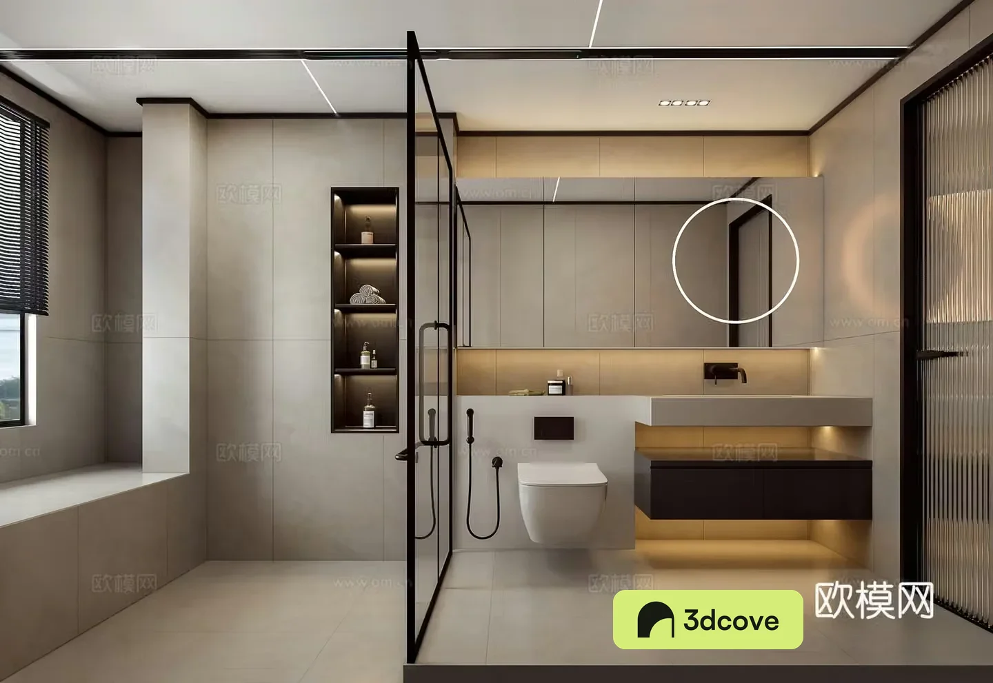 Modern bathroom